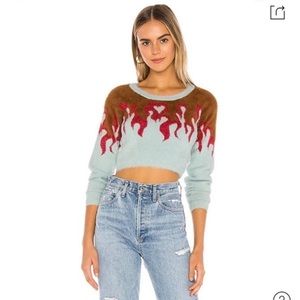For Love And Lemons Flame Sweater size S
